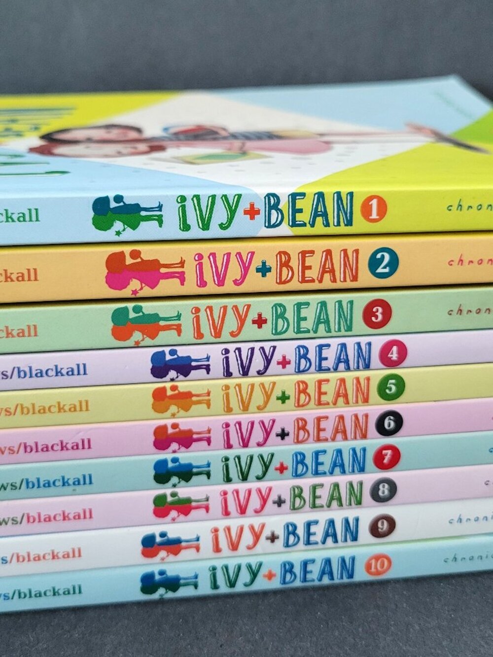 IVY AND BEAN BOOKS COMPLETE PAPERBACK SET LOT #1-10 BY ANNIE BARROWS FOR GIRLS